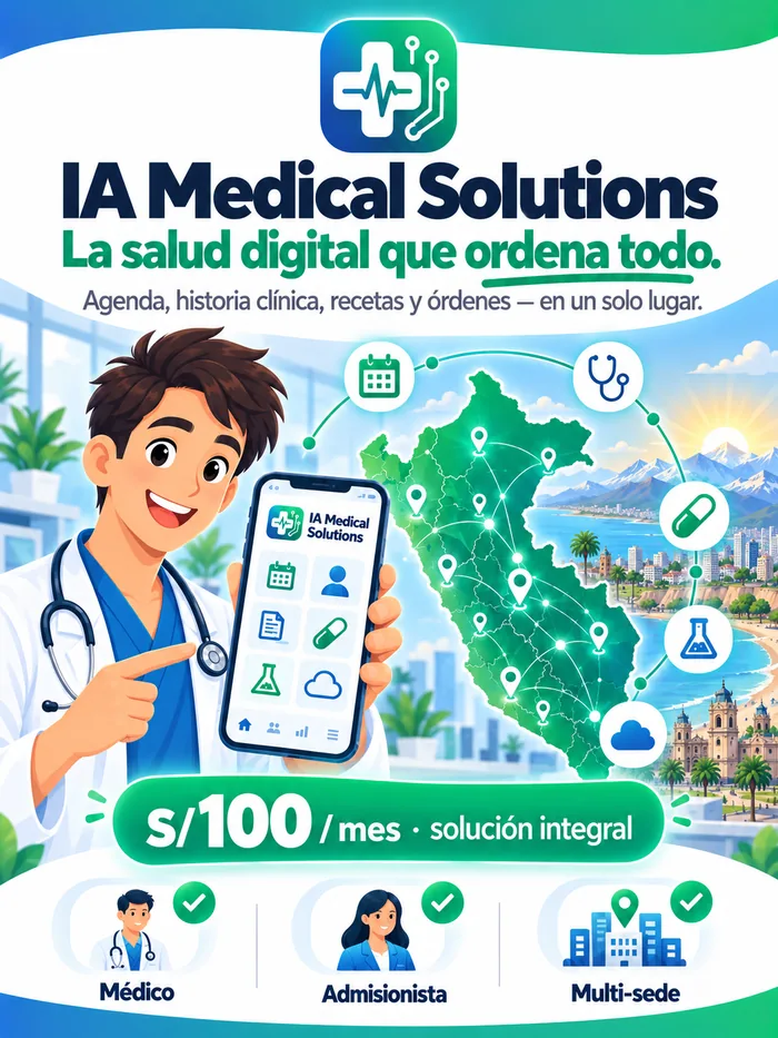 IA Medical Solutions — la salud digital que ordena todo
