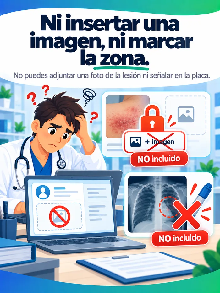 No inserta imagen ni marca la zona
